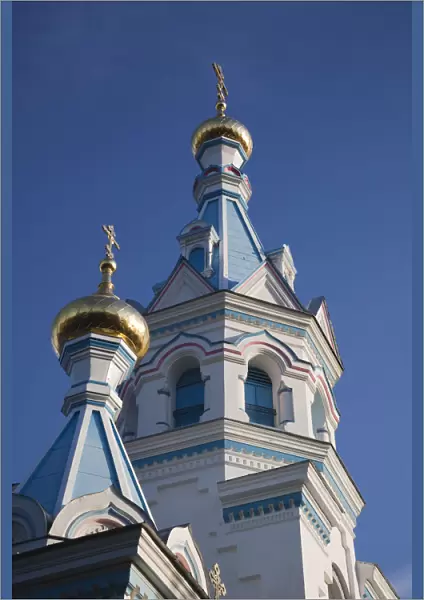 Latvia, Latgale Region, Daugava River Valley, Daugavpils, Russian Orthodox Church