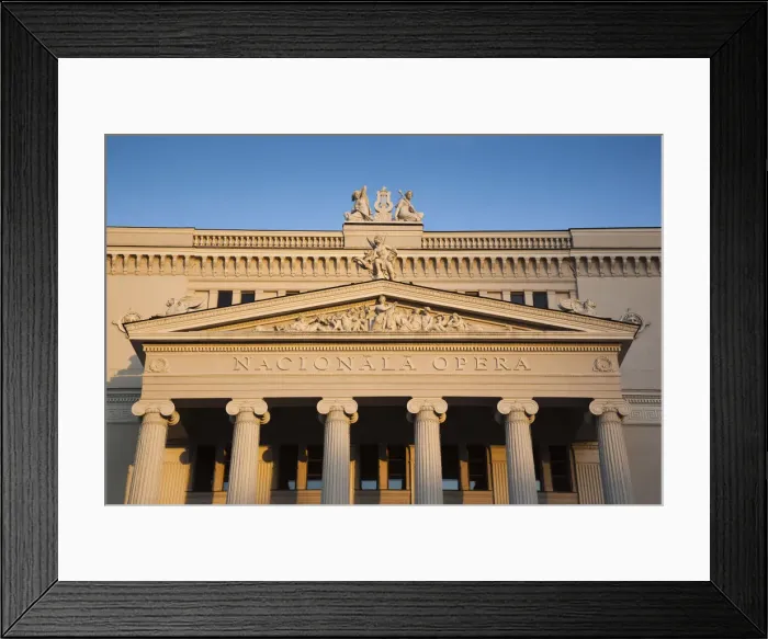 Framed Print : Latvia, Riga, Old Riga, Latvian National Opera, exterior, sunset Framed Print : Latvia, Riga, Old Riga, Latvian National Opera, exterior, sunset