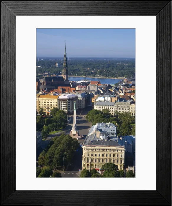 Framed Print : City Skyline, Riga, Latvia Framed Print : City Skyline, Riga, Latvia