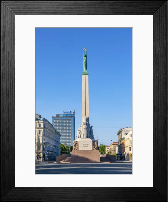 Framed Print : The Freedom Monument, Riga, Latvia, Northern Europe Framed Print : The Freedom Monument, Riga, Latvia, Northern Europe