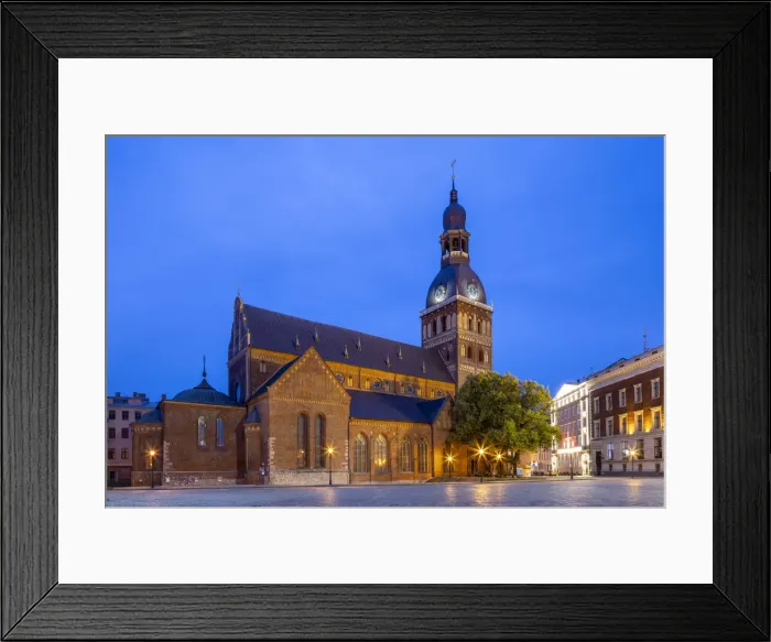 Framed Print : Riga Dome Cathedral at Dusk, Old Town, Riga, Latvia, Northern Europe Framed Print : Riga Dome Cathedral at Dusk, Old Town, Riga, Latvia, Northern Europe