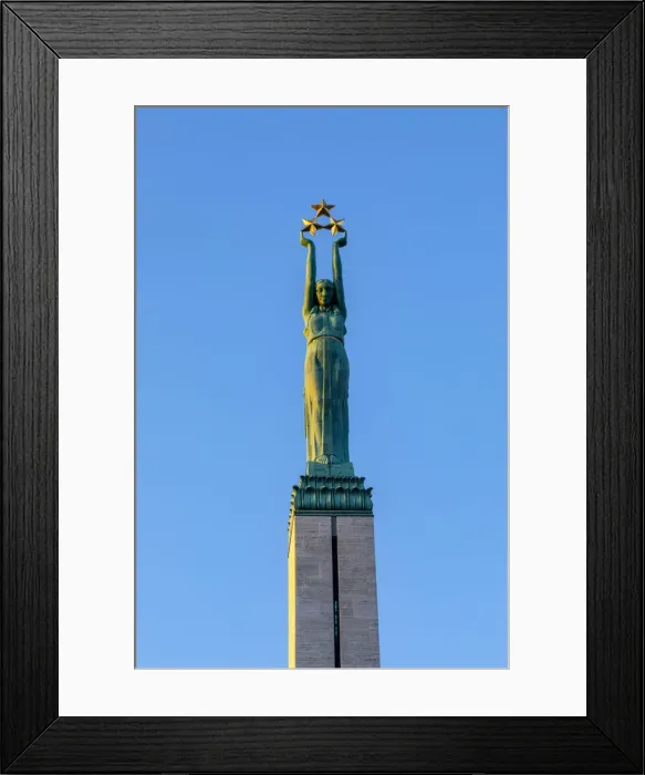 Framed Print : The Freedom Monument, Riga, Latvia Framed Print : The Freedom Monument, Riga, Latvia