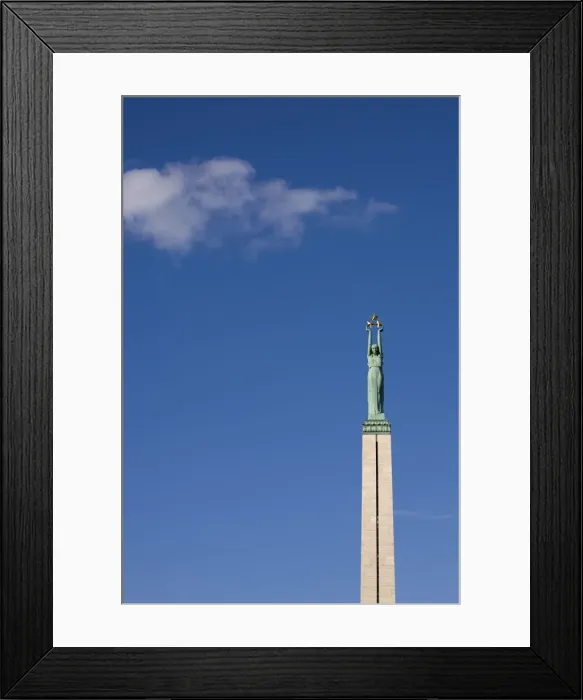 Framed Print : Latvian Freedom Monument, Riga, Latvia Framed Print : Latvian Freedom Monument, Riga, Latvia