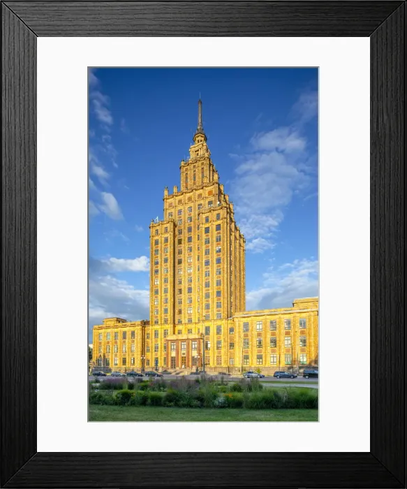 Framed Print : Academy of Sciences Building, Riga, Latvia Framed Print : Academy of Sciences Building, Riga, Latvia