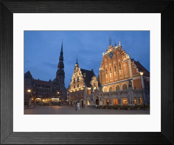 Framed Print : Brotherhood of Blackheads House, Riga, Latvia Framed Print : Brotherhood of Blackheads House, Riga, Latvia