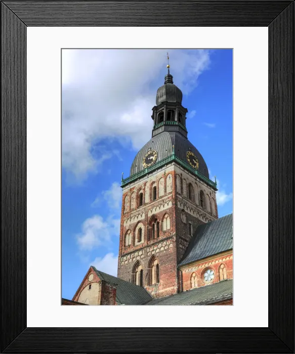 Framed Print : Tower of Riga Cathedral, Riga, Latvia Framed Print : Tower of Riga Cathedral, Riga, Latvia