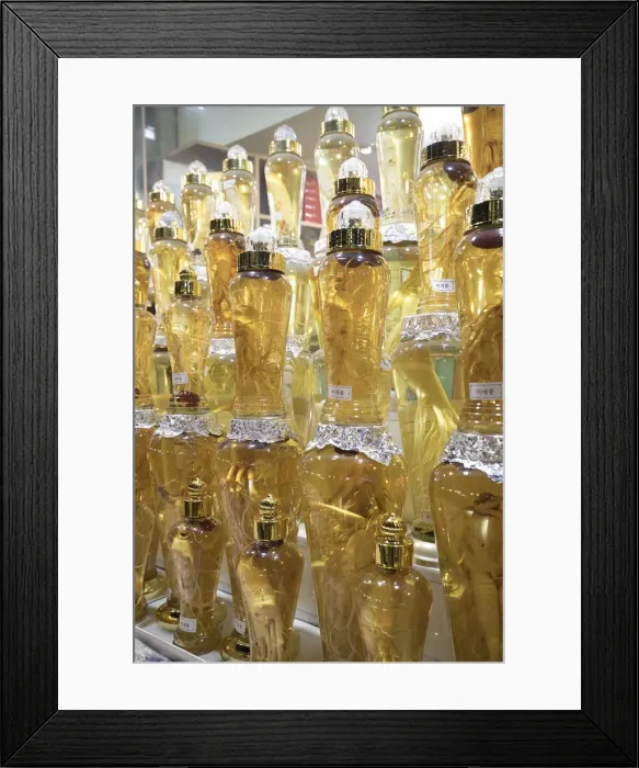 Framed Print : Red Korean ginseng at the Namdaemun market, Seoul, South Korea Framed Print : Red Korean ginseng at the Namdaemun market, Seoul, South Korea