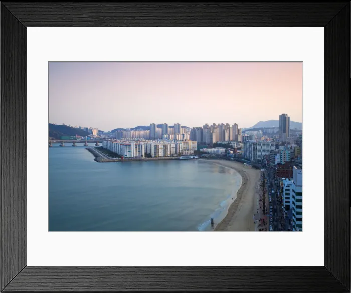 Framed Print : Korea, Gyeongsangnam-do, Busan, Gwangan - Gwangalli beach, View of Gwangan - Gwangalli Framed Print : Korea, Gyeongsangnam-do, Busan, Gwangan - Gwangalli beach, View of Gwangan - Gwangalli