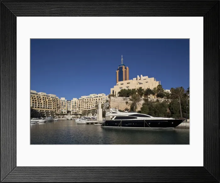 Framed Print : Malta, Valletta, St. Julians, Portomaso Marina and Portomaso Tower Framed Print : Malta, Valletta, St. Julians, Portomaso Marina and Portomaso Tower
