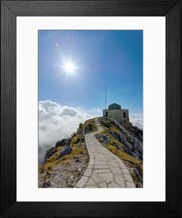 Framed Print : Montenegro, Lovcen National Park, Njegos Mausoleum Framed Print : Montenegro, Lovcen National Park, Njegos Mausoleum