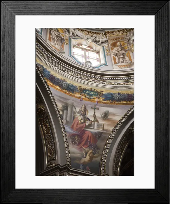 Framed Print : Malta, Valletta, Floriana, Church of St. Publius, rotunda