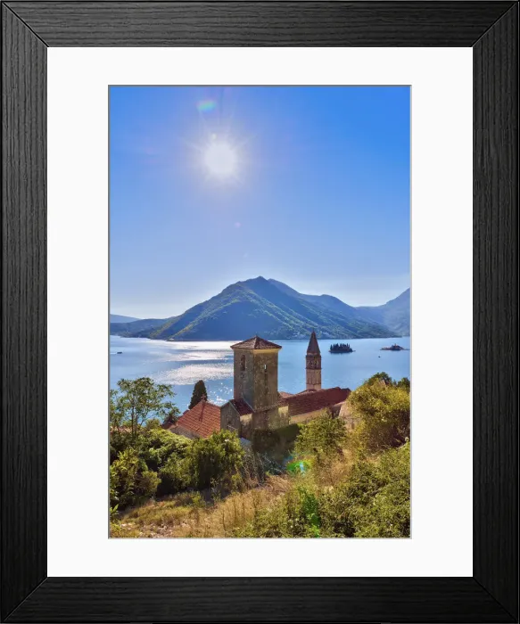 Framed Print : Montenegro, Bay of Kotor, Perast Framed Print : Montenegro, Bay of Kotor, Perast