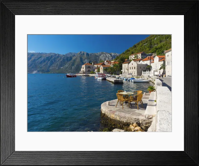 Framed Print : Montenegro, Bay of Kotor, Perast Framed Print : Montenegro, Bay of Kotor, Perast