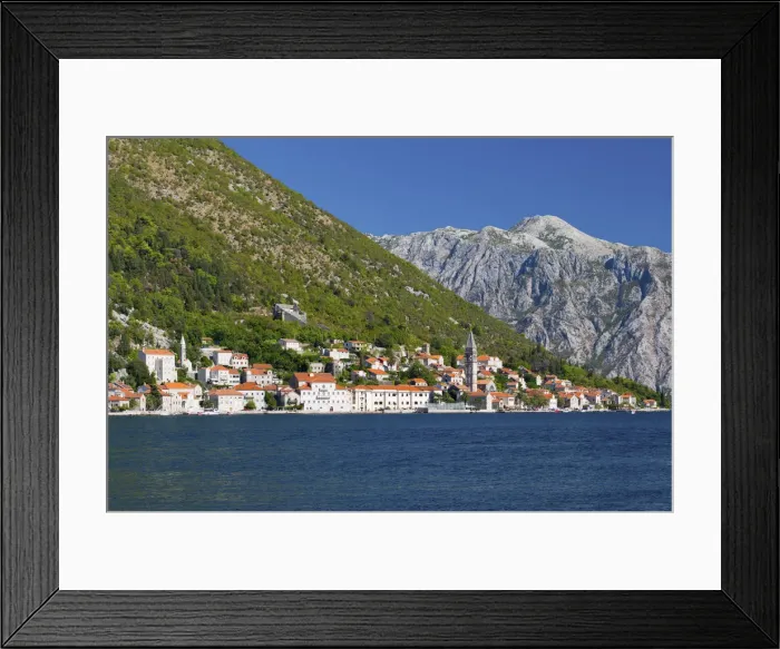 Framed Print : Montenegro, Bay of Kotor, Perast