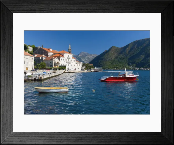 Framed Print : Montenegro, Bay of Kotor, Perast Framed Print : Montenegro, Bay of Kotor, Perast