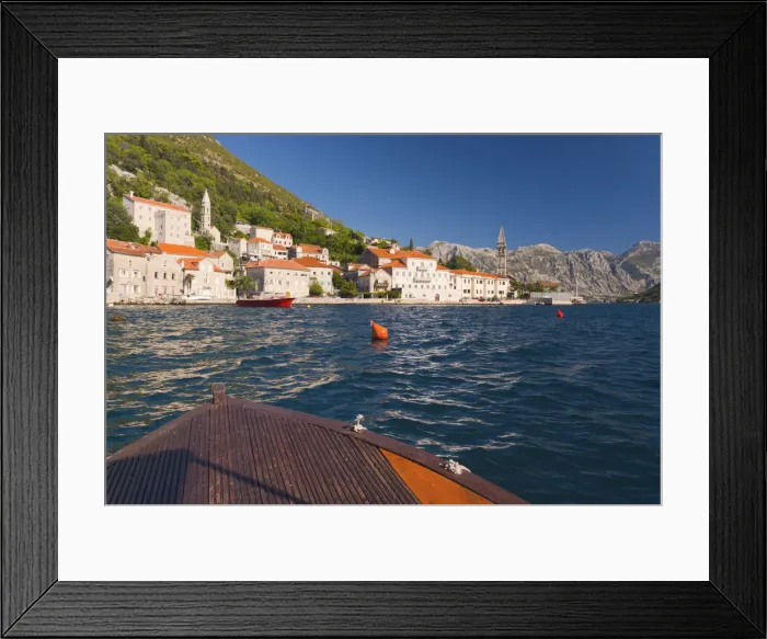 Framed Print : Montenegro, Bay of Kotor, Perast