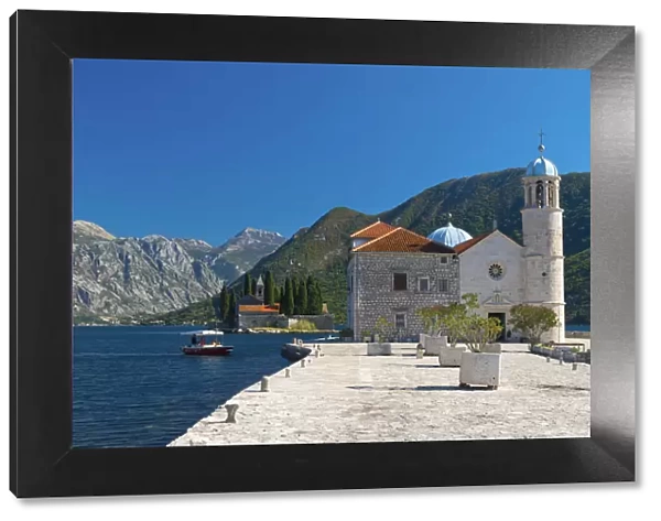 Montenegro, Bay of Kotor, Perast, Our Lady of the Rocks Island, Church of Our Lady