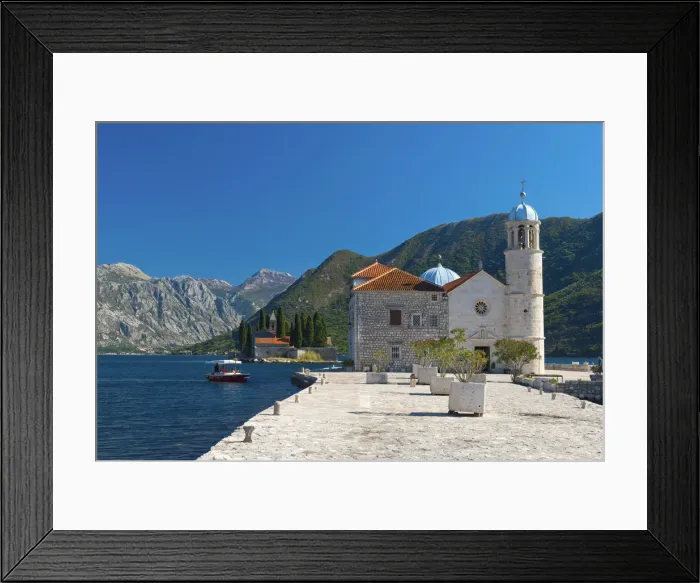 Framed Print : Montenegro, Bay of Kotor, Perast, Our Lady of the Rocks Island, Church of Our Lady Framed Print : Montenegro, Bay of Kotor, Perast, Our Lady of the Rocks Island, Church of Our Lady
