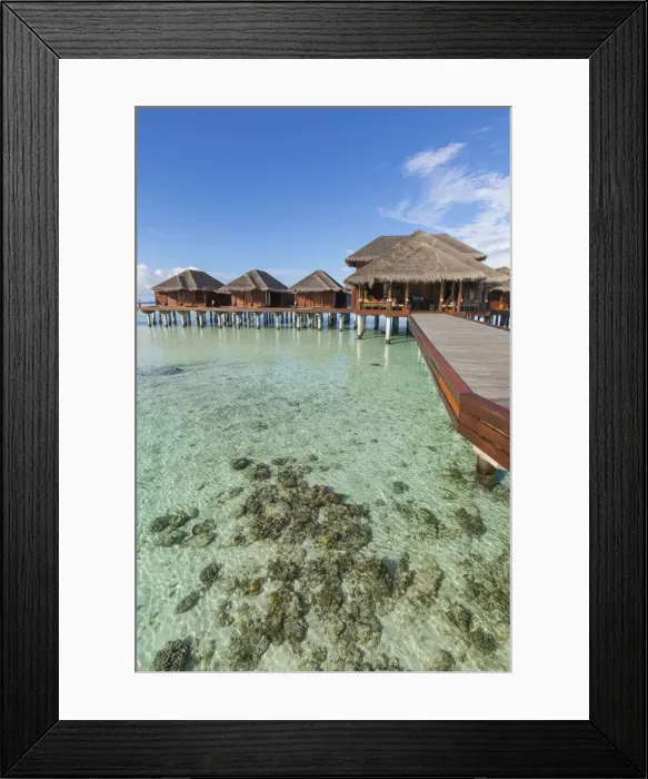 Framed Print : Overwater Spa, Anantara Dhigu resort, South Male Atoll, Maldives Framed Print : Overwater Spa, Anantara Dhigu resort, South Male Atoll, Maldives