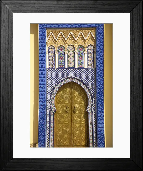 Framed Print : Royal Palace, Fez, Morocco, North Africa Framed Print : Royal Palace, Fez, Morocco, North Africa