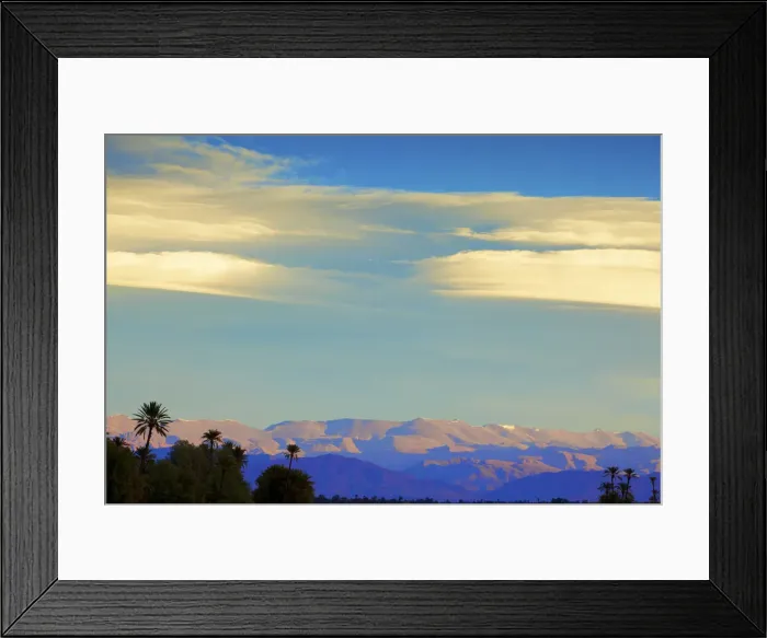 Framed Print : Palm Grove With Atlas Mountains In background, Skoura, Morocco, North Africa Framed Print : Palm Grove With Atlas Mountains In background, Skoura, Morocco, North Africa