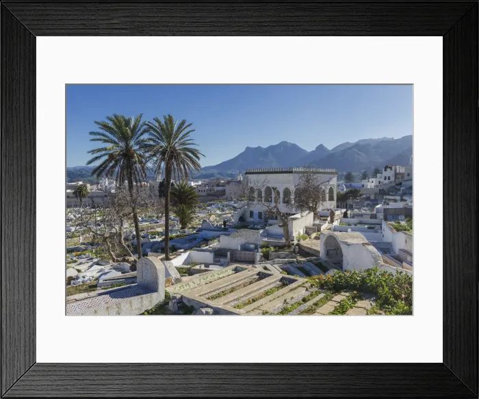 Framed Print : Cemetery, Tetouan, Morocco Framed Print : Cemetery, Tetouan, Morocco