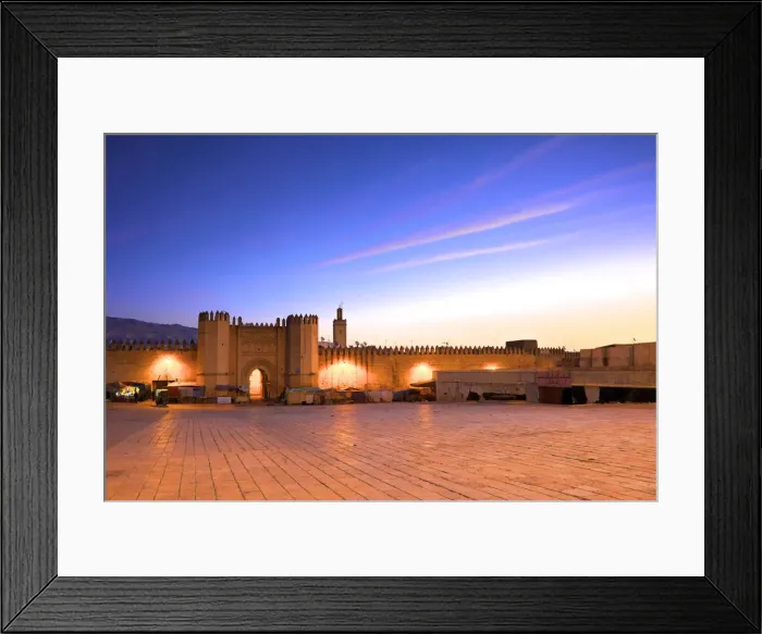 Framed Print : Place Bou Jeloud, Fez, Morocco, North Africa Framed Print : Place Bou Jeloud, Fez, Morocco, North Africa