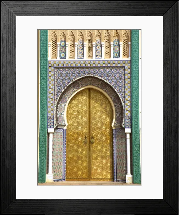 Framed Print : Royal Palace, Fez, Morocco, North Africa Framed Print : Royal Palace, Fez, Morocco, North Africa