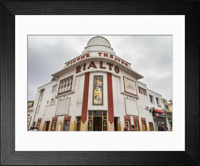 Framed Print : French colonial architecture, Casablanca, Morocco Framed Print : French colonial architecture, Casablanca, Morocco
