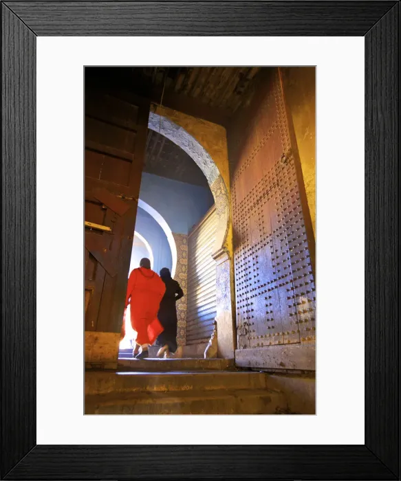 Framed Print : Gateway To Market, Medina, Meknes, Morocco, North Africa Framed Print : Gateway To Market, Medina, Meknes, Morocco, North Africa