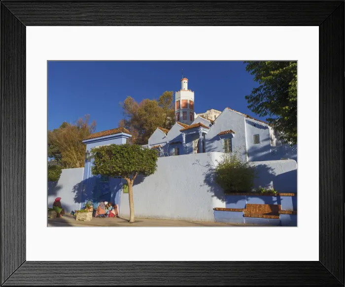 Framed Print : Medina, old town, Chefchaouen, Chaouen, Morocco Framed Print : Medina, old town, Chefchaouen, Chaouen, Morocco