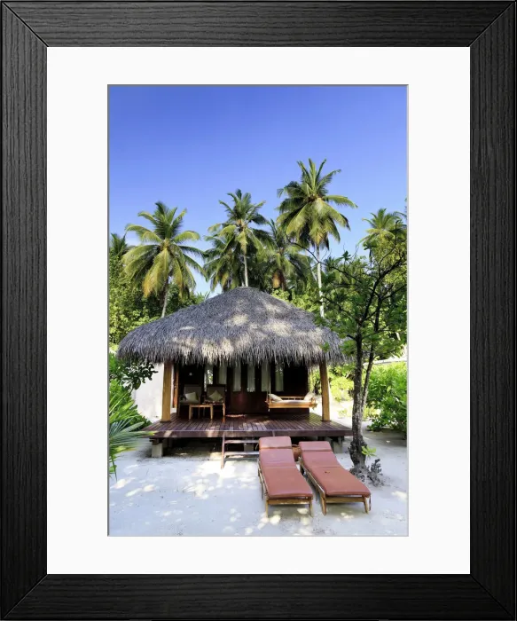 Framed Print : Maldives, Meemu Atoll, Medhufushi Island Framed Print : Maldives, Meemu Atoll, Medhufushi Island