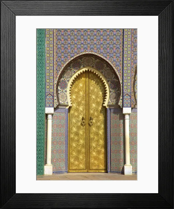 Framed Print : Royal Palace, Fez, Morocco, North Africa Framed Print : Royal Palace, Fez, Morocco, North Africa