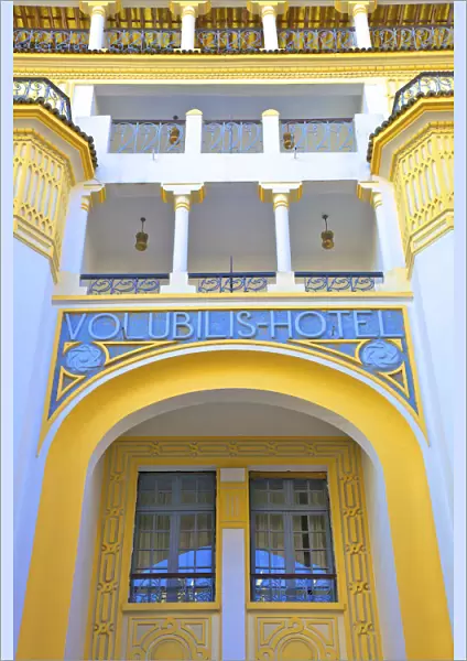 Hotel Volubilis with Art Deco Exterior, Casablanca, Morocco, North Africa