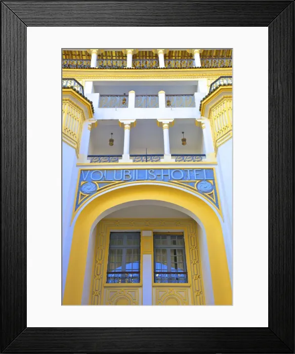 Framed Print : Hotel Volubilis with Art Deco Exterior, Casablanca, Morocco, North Africa Framed Print : Hotel Volubilis with Art Deco Exterior, Casablanca, Morocco, North Africa