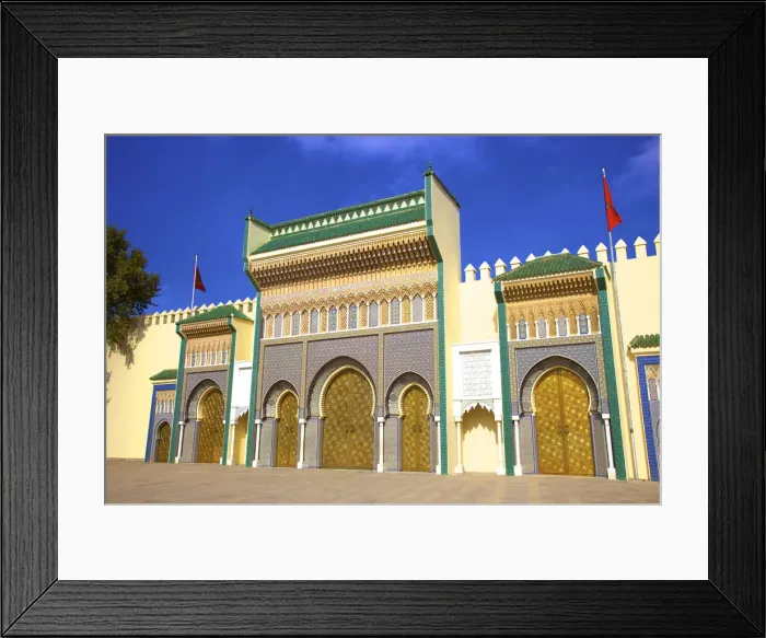 Framed Print : Royal Palace, Fez, Morocco, North Africa Framed Print : Royal Palace, Fez, Morocco, North Africa