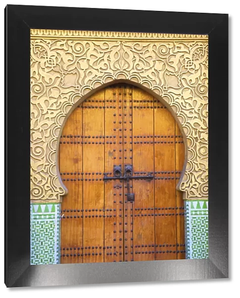 Door to Mosque, Fez, Morocco, North Africa