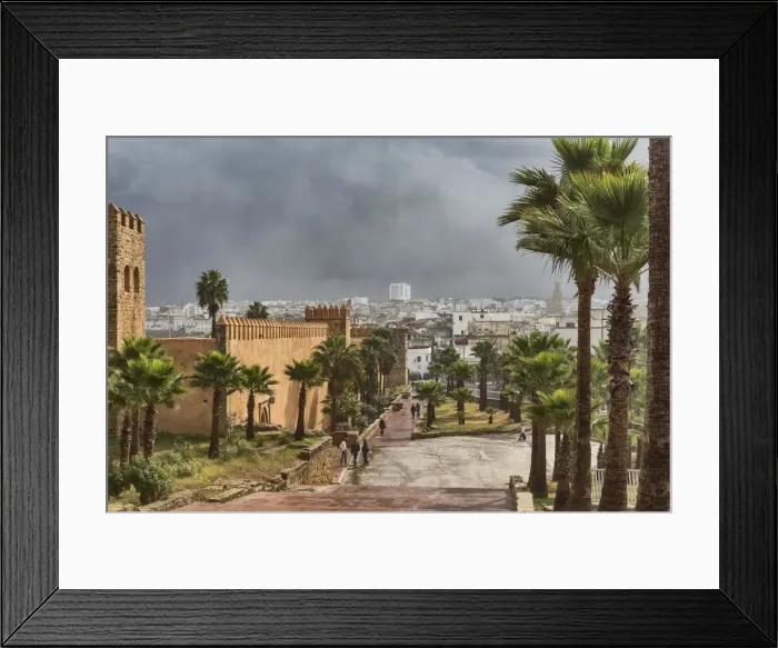 Framed Print : Kasbah of the Udayas (14th century), Rabat, Morocco Framed Print : Kasbah of the Udayas (14th century), Rabat, Morocco