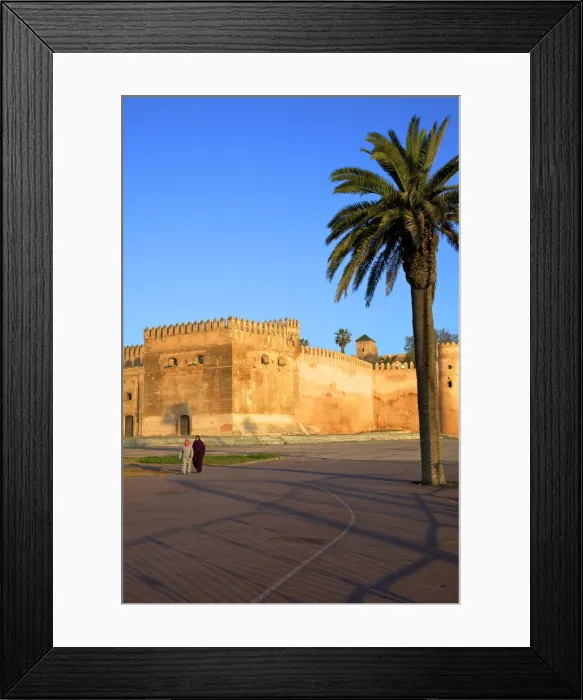 Framed Print : City Walls, Oudaia Kasbah, Rabat, Morocco, North Africa Framed Print : City Walls, Oudaia Kasbah, Rabat, Morocco, North Africa