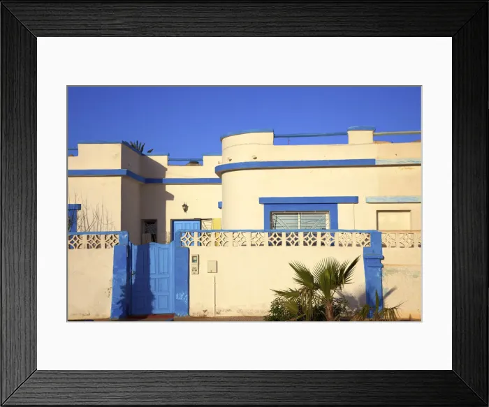 Framed Print : Art Deco Architecture, Sidi Ifni, Morocco, North Africa Framed Print : Art Deco Architecture, Sidi Ifni, Morocco, North Africa