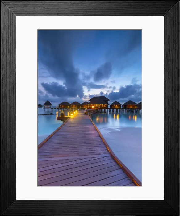Framed Print : Overwater Spa, Anantara Dhigu resort, South Male Atoll, Maldives Framed Print : Overwater Spa, Anantara Dhigu resort, South Male Atoll, Maldives