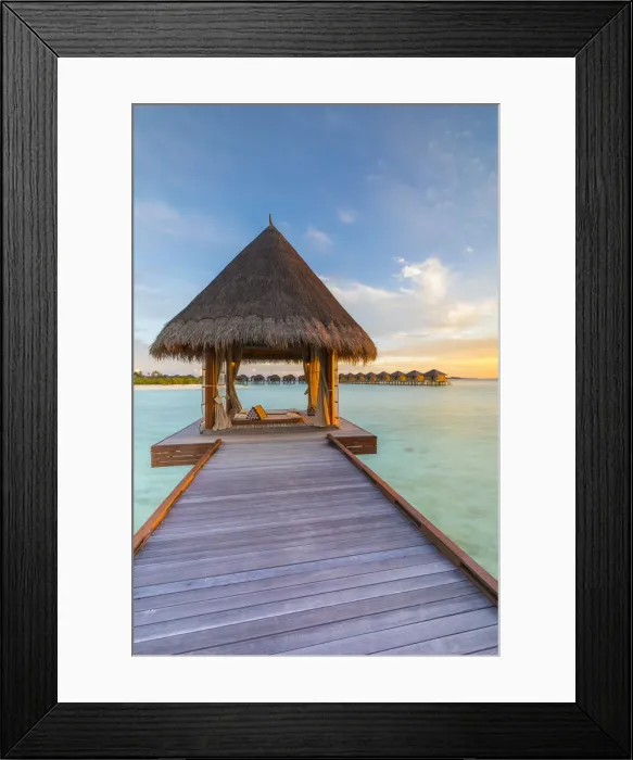Framed Print : Overwater Spa, Anantara Dhigu resort, South Male Atoll, Maldives Framed Print : Overwater Spa, Anantara Dhigu resort, South Male Atoll, Maldives