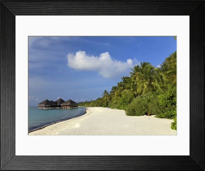 Framed Print : Maldives, Meemu Atoll, Medhufushi Island Framed Print : Maldives, Meemu Atoll, Medhufushi Island