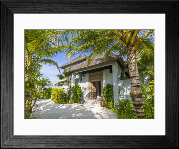 Framed Print : Anantara Naladhu resort, South Male Atoll, Maldives