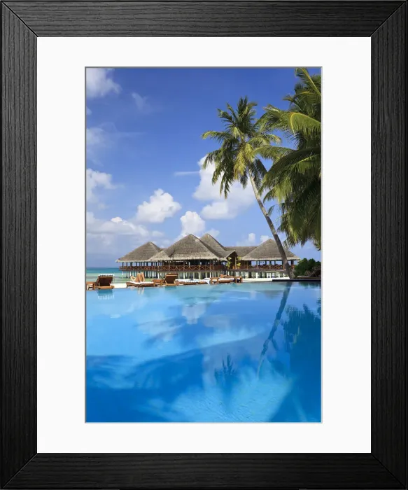 Framed Print : Maldives, Meemu Atoll, Medhufushi Island Framed Print : Maldives, Meemu Atoll, Medhufushi Island