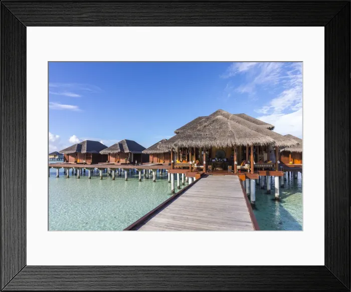 Framed Print : Overwater Spa, Anantara Dhigu resort, South Male Atoll, Maldives Framed Print : Overwater Spa, Anantara Dhigu resort, South Male Atoll, Maldives