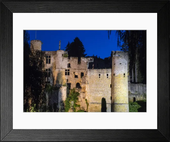 Framed Print : Luxembourg, Beaufort, Beaufort Castle Framed Print : Luxembourg, Beaufort, Beaufort Castle