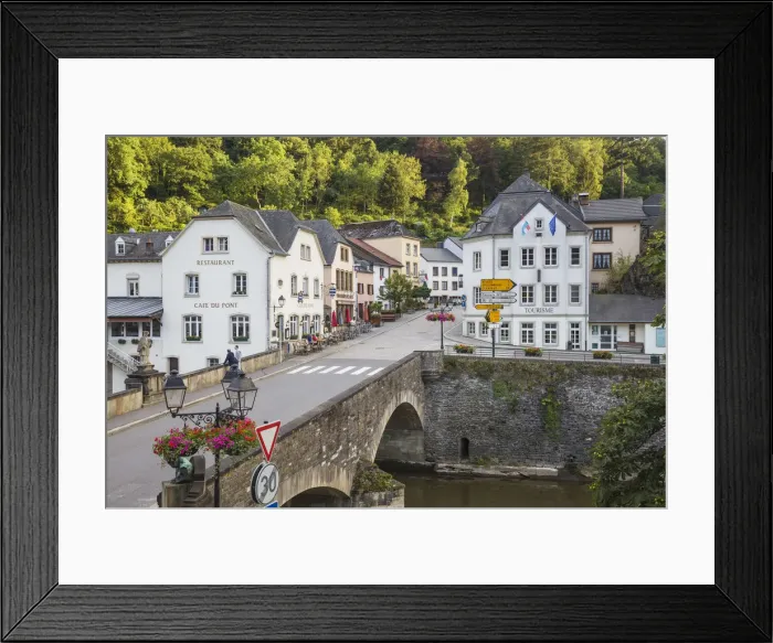 Framed Print : Luxembourg, Vianden, City center Framed Print : Luxembourg, Vianden, City center