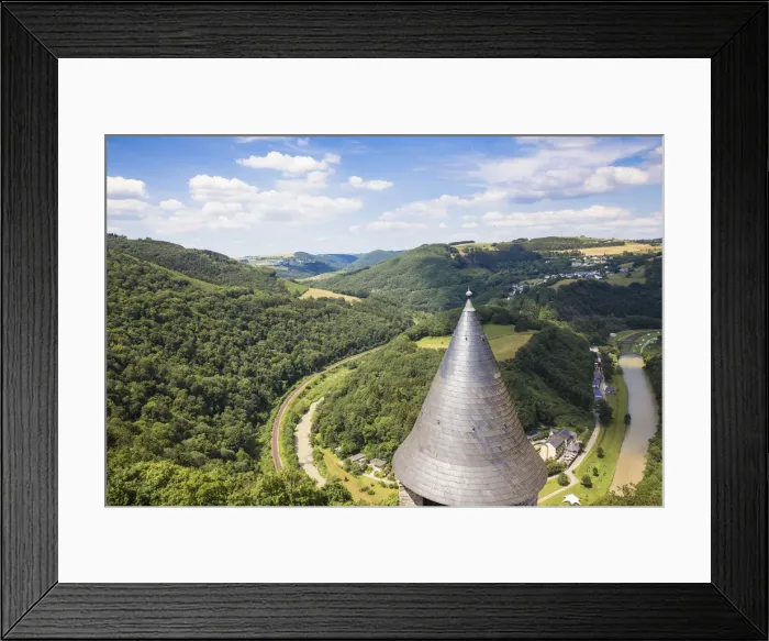 Framed Print : Luxembourg, Bourscheid, Bourscheid Castle Framed Print : Luxembourg, Bourscheid, Bourscheid Castle