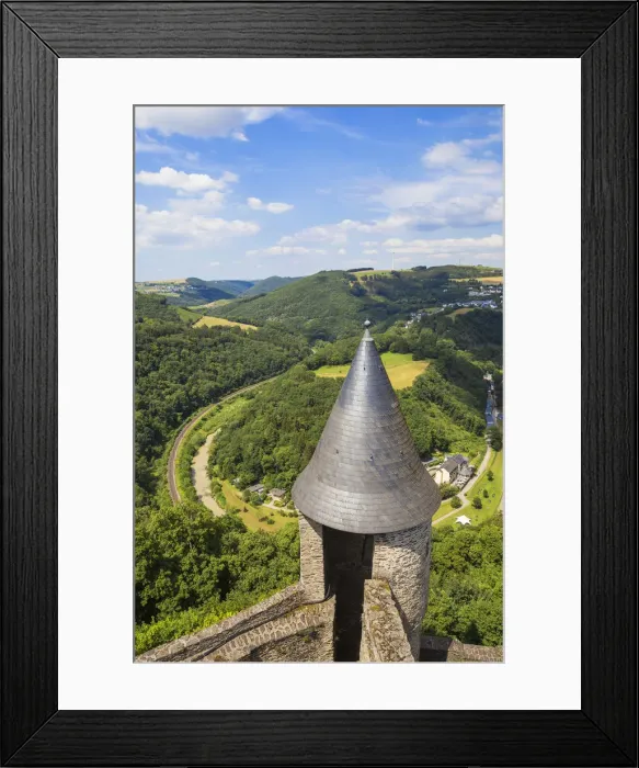 Framed Print : Luxembourg, Bourscheid, Bourscheid Castle Framed Print : Luxembourg, Bourscheid, Bourscheid Castle